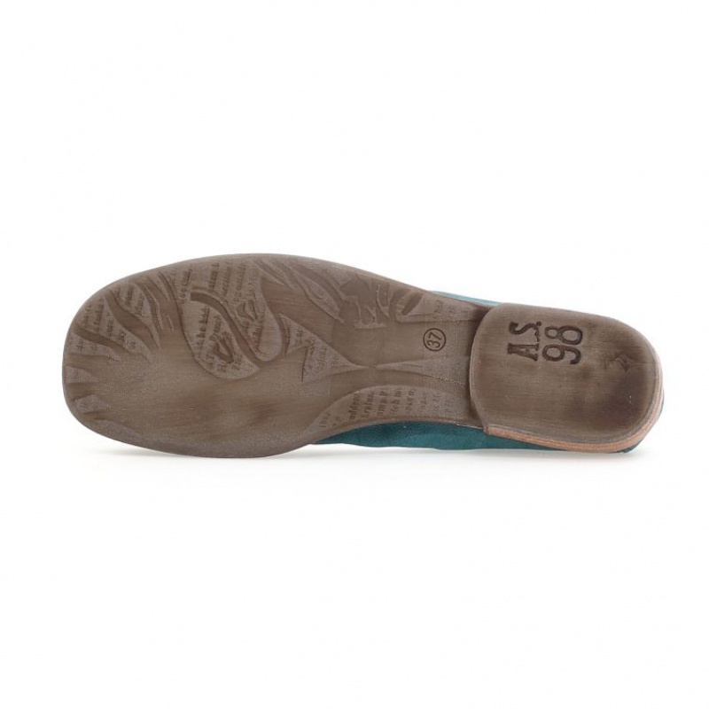 A.S.98 Zula flat shoes Dames Groen | BE-RKEQIP327